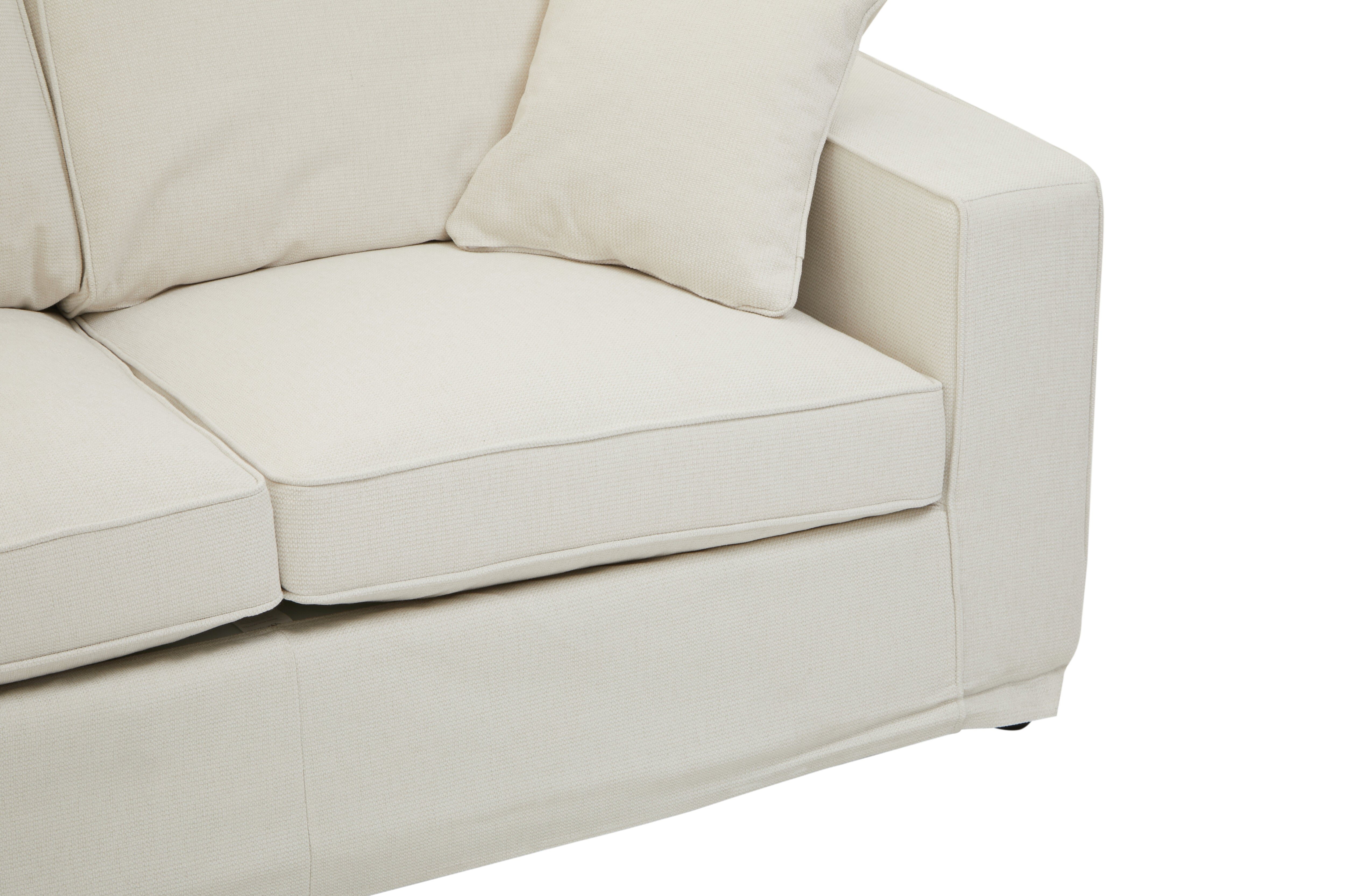 Almore Cream Fabric Sofa | 2 Seater